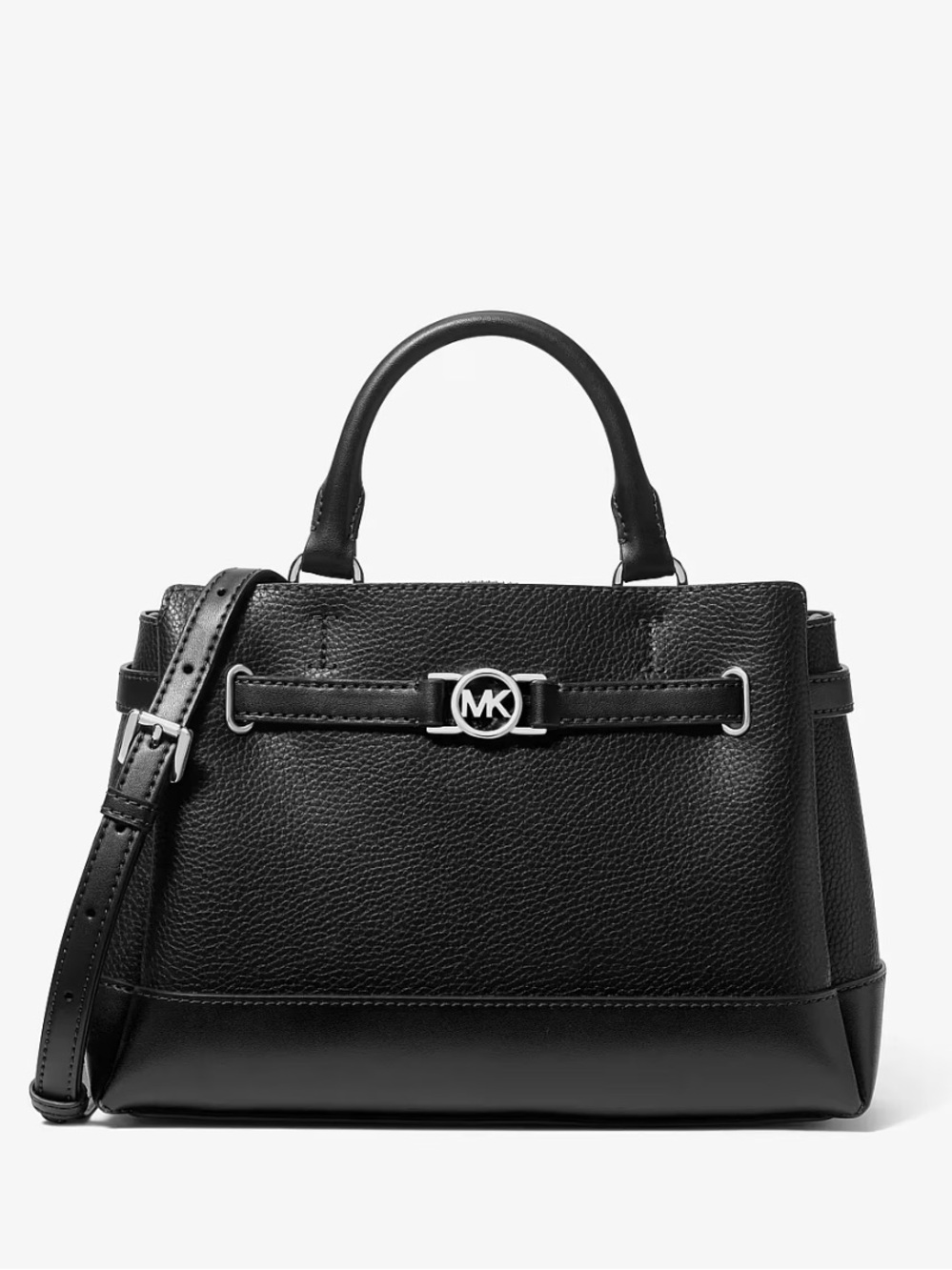 Michael Kors Reed Small Pebbled Leather Satchel